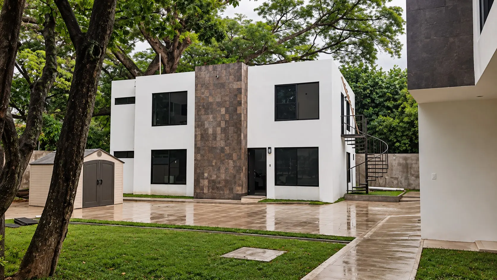 Fachada posterior — San Nicolás